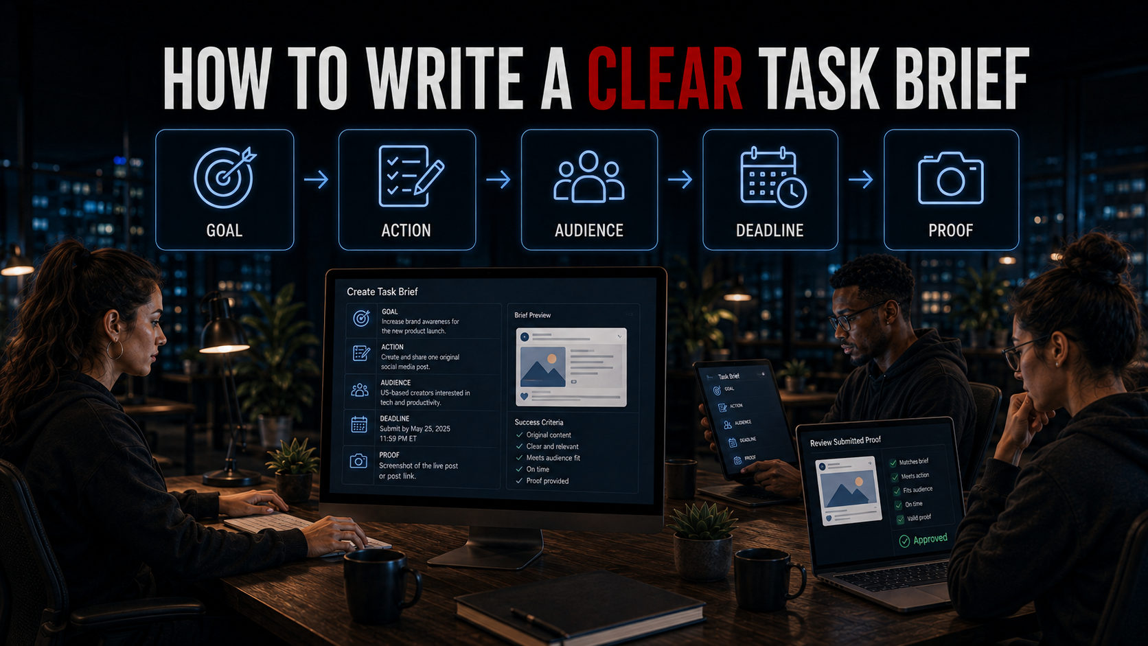 How to Write a Clear Task Brief
